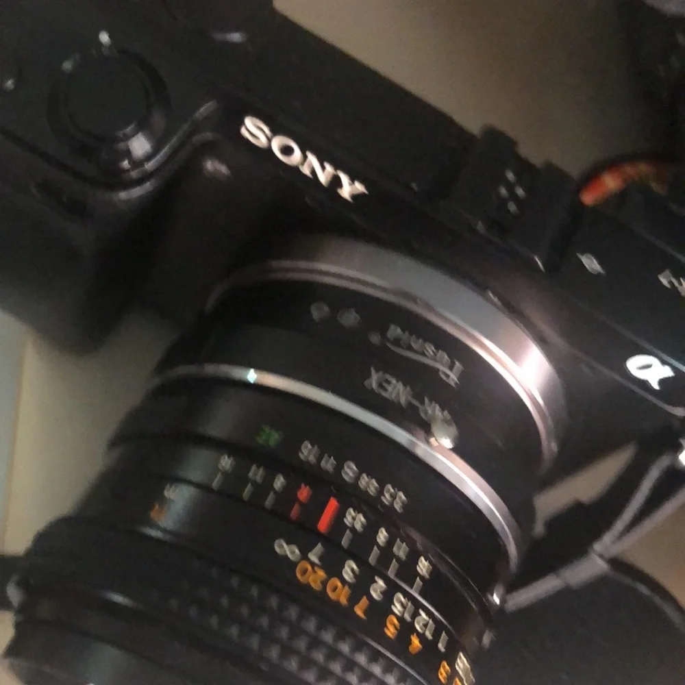 SONY NEX 7 Alpha mirrorless camera excellent quality Konica lens.
